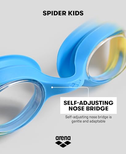 Thumbnail 5 de ARENA Spider Kids: Gafas de Natación para Niños (2–5 años) con Puente Nasal Autoregulable