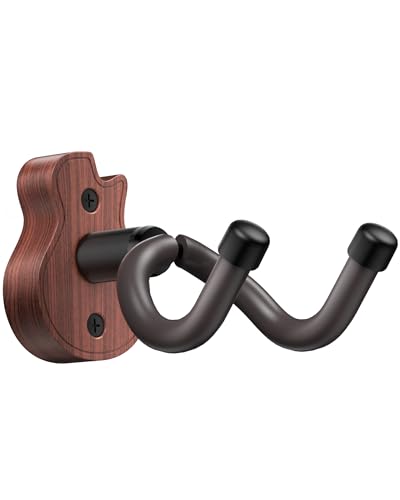 Detalle de New Bee Soporte de Guitarra de Pared con Gancho en U y Base de ABS