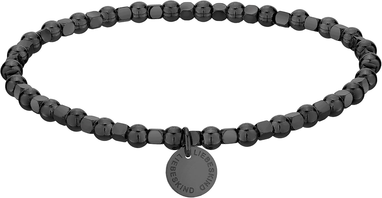 Thumbnail 3 de LIEBESKIND BERLIN Beads Armband – Kleine Kugeln aus Edelstahl & Edelstein, Filigran-Schmuck für Damen