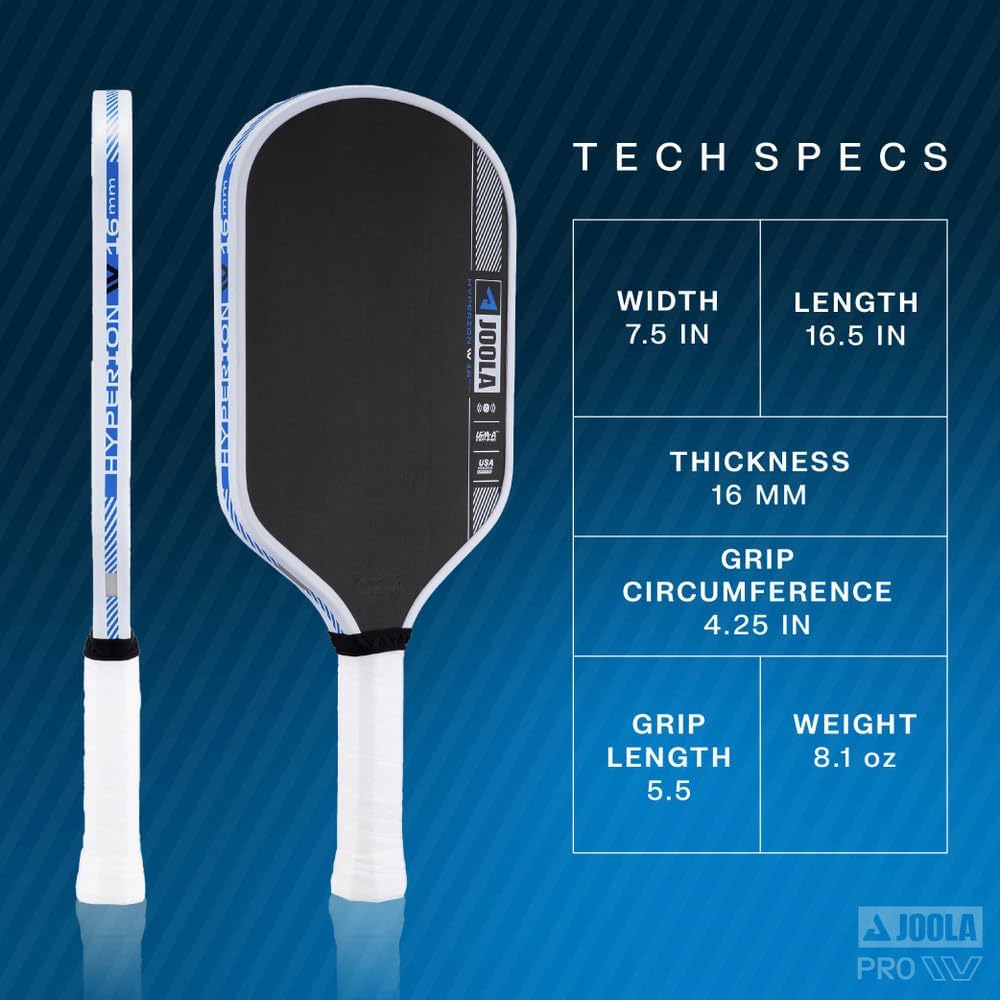 Detalle 2 de JOOLA Pickleball Paddle Raw Carbon Fiber