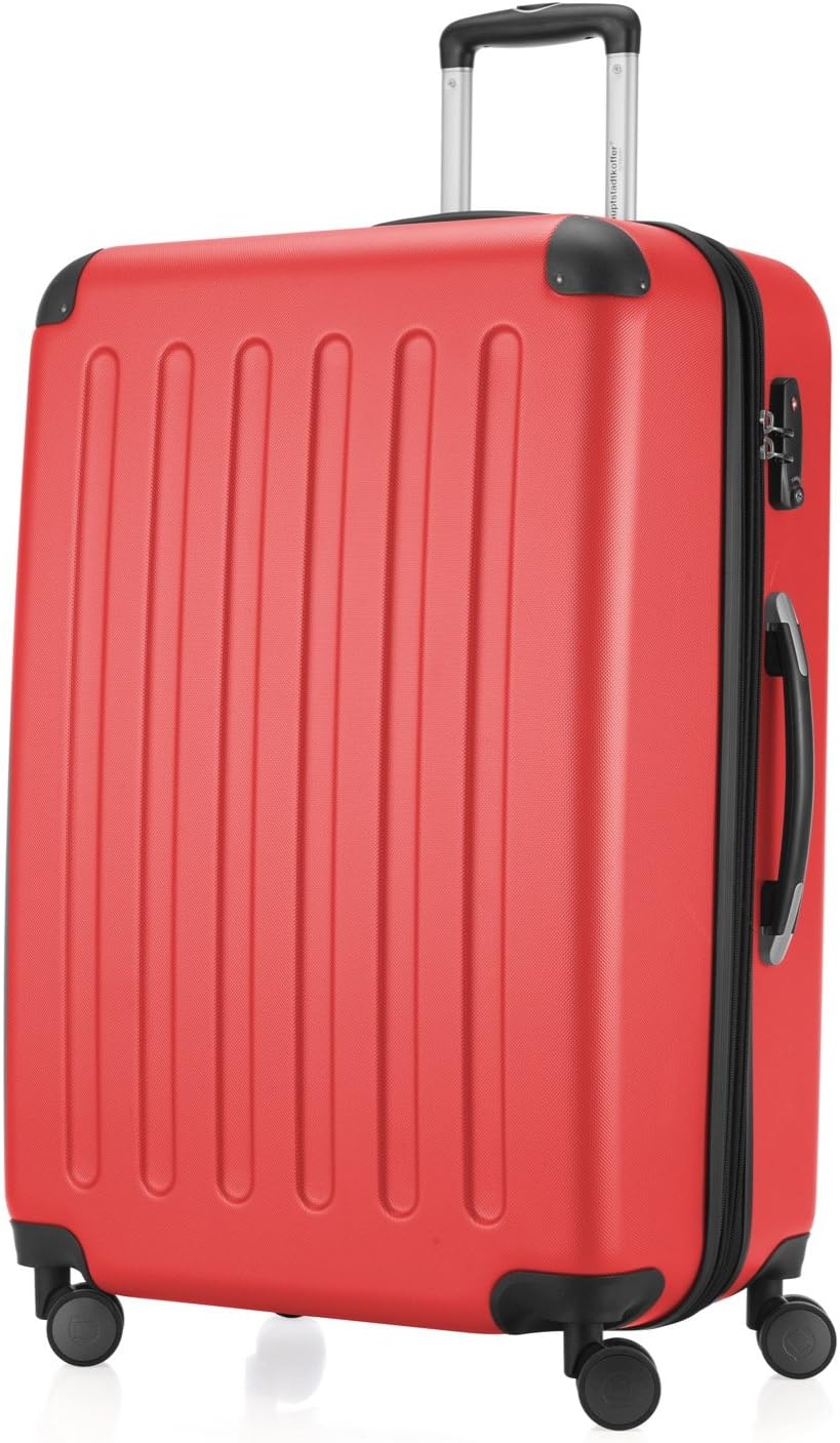 Detalle 2 de Hauptstadtkoffer Spree – Grande Valise Rigide 119 L, TSA, 4 Roulettes, Rouge