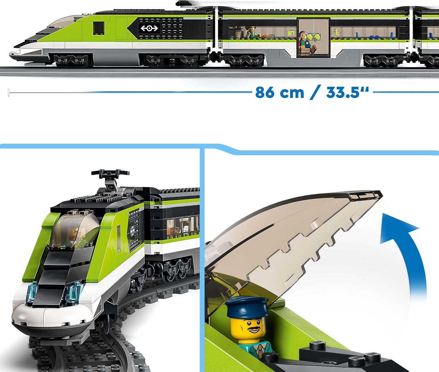 Detalle de LEGO 60337 City Express Passenger Train