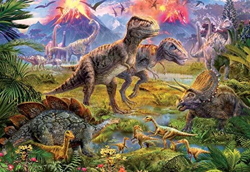 Thumbnail 2 de Educa 15969 - Puzzle 500 Piezas Dinosaurios 🦖 Con Pegamento