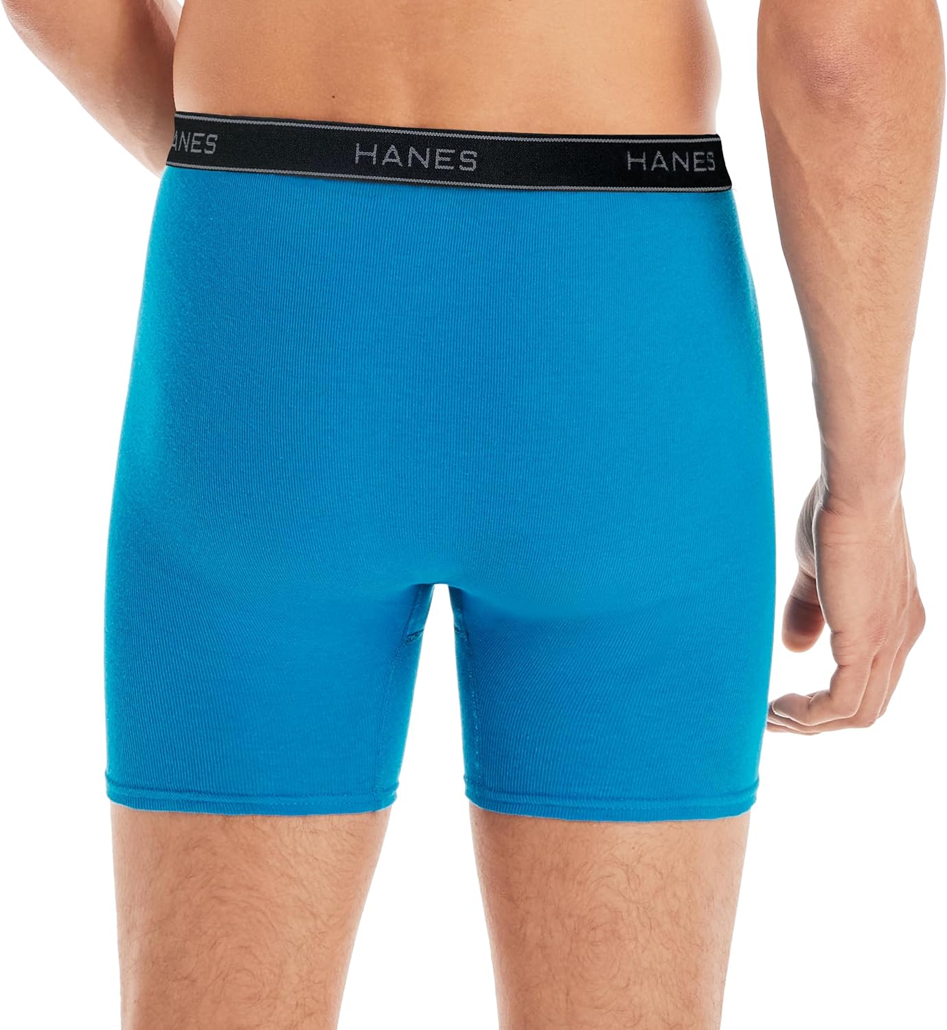 Thumbnail 4 de Hanes Men’s Fresh Cotton Breathable Boxer Briefs (Comfort Flex Waist, Moisture-Wicking, No-Ride-Up) Pack