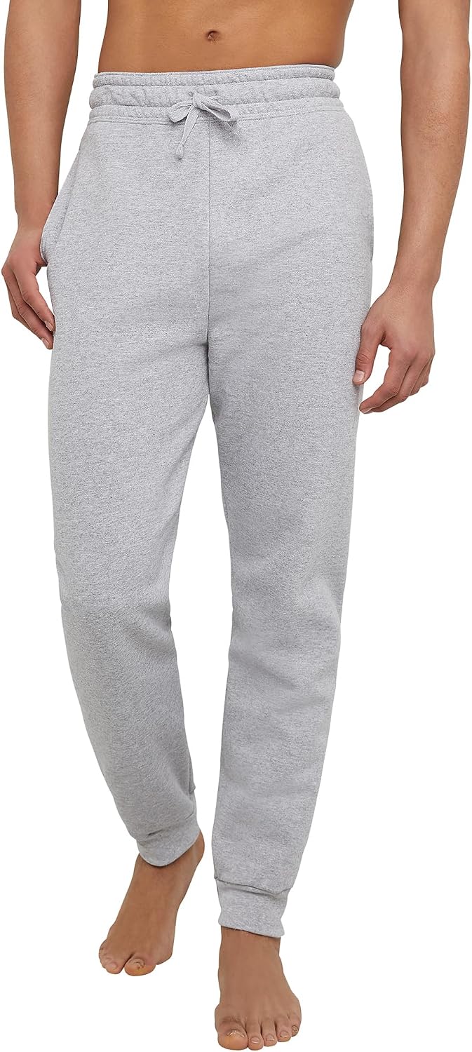 Detalle de Hanes O8389 Men's EcoSmart Fleece Joggers, Relaxed Fit, 30.5