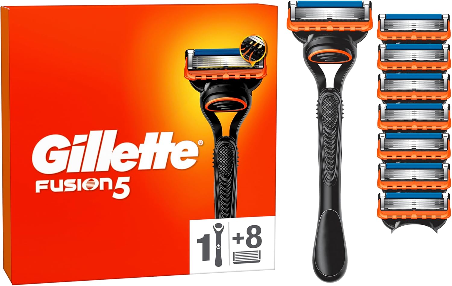 Gillette Fusion5 Maquinilla y Recambios Para Hombre 🪒