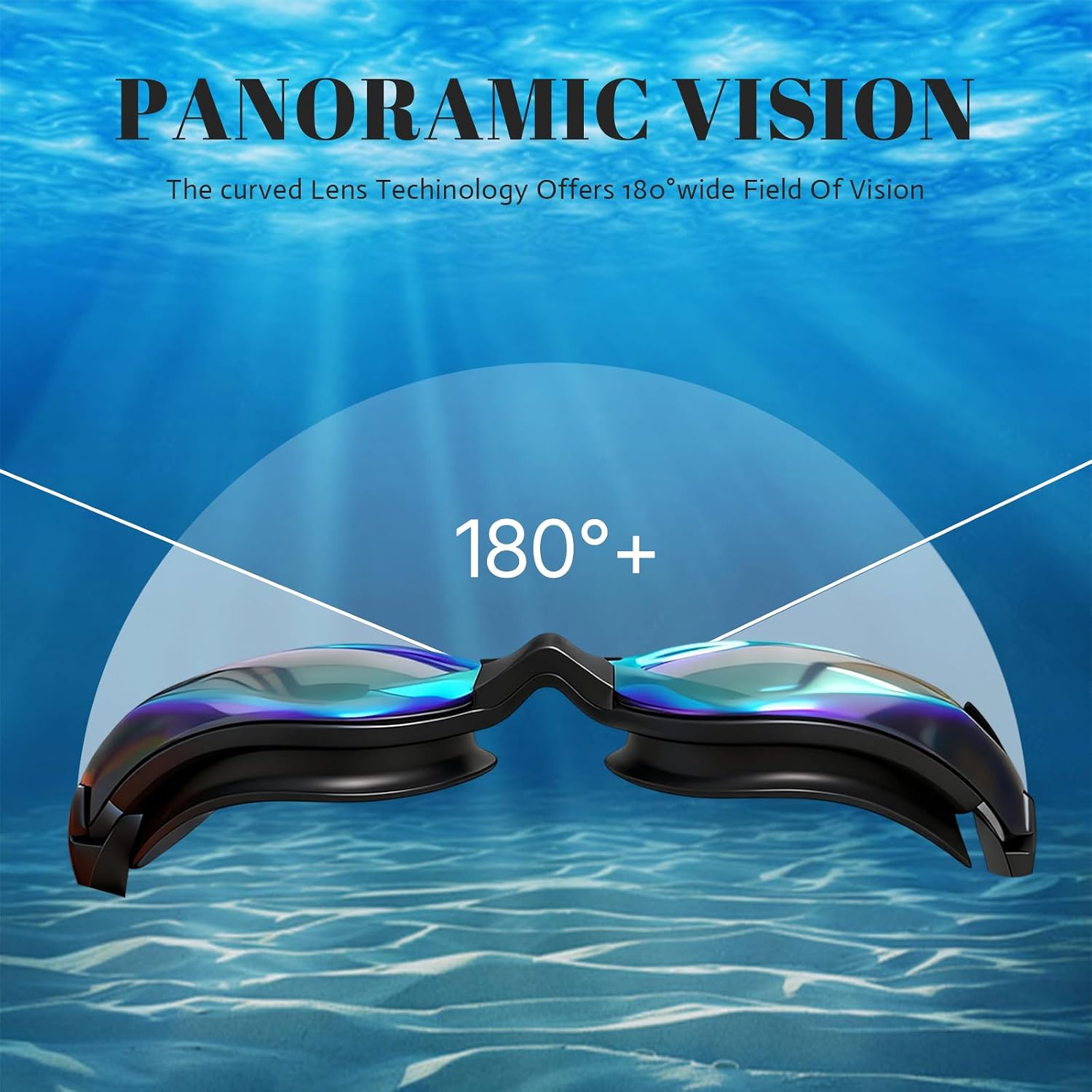 Detalle 2 de Moseem Swimming Goggles 2-pack