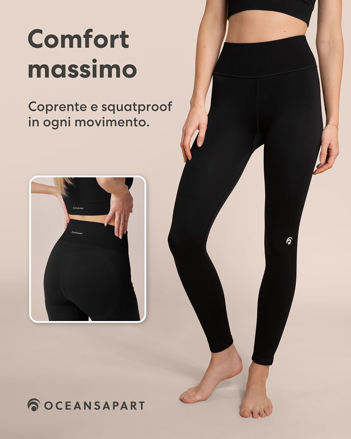 Thumbnail 3 de Leggings sportivi traspiranti Oceansapart Sydney XS-XXL