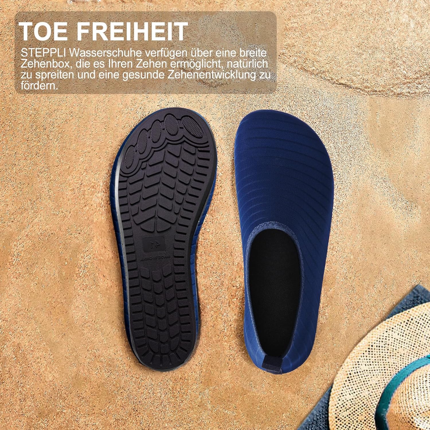 Thumbnail 3 de Steppli Wasserschuhe: Leichte, atmungsaktive Badeschuhe für Strand, See und Wasseraktivitäten