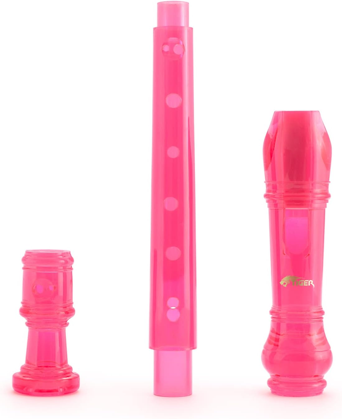 Detalle de Tiger REC7-PK Descant/Soprano School Recorder - Pink