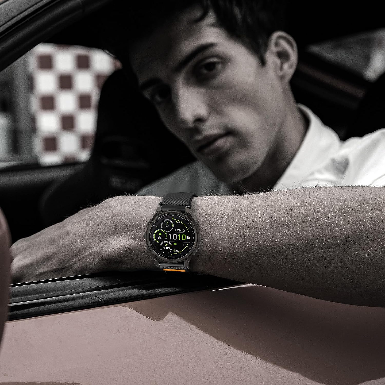 Detalle de 26mm Nylon Armband für Garmin Fenix 8 Pro & kompatible Modelle – Magnetverschluss, elastisch