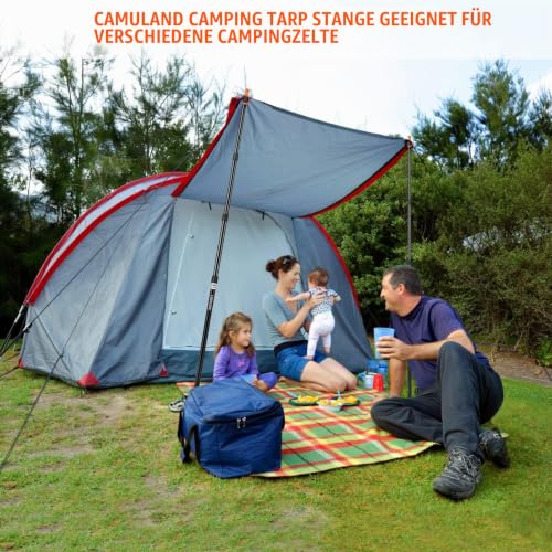 Thumbnail 8 de CAMULAND Teleskopstange 79–230 cm Set (2 Stück) – robustes Aluminium, rutschfeste Spitze