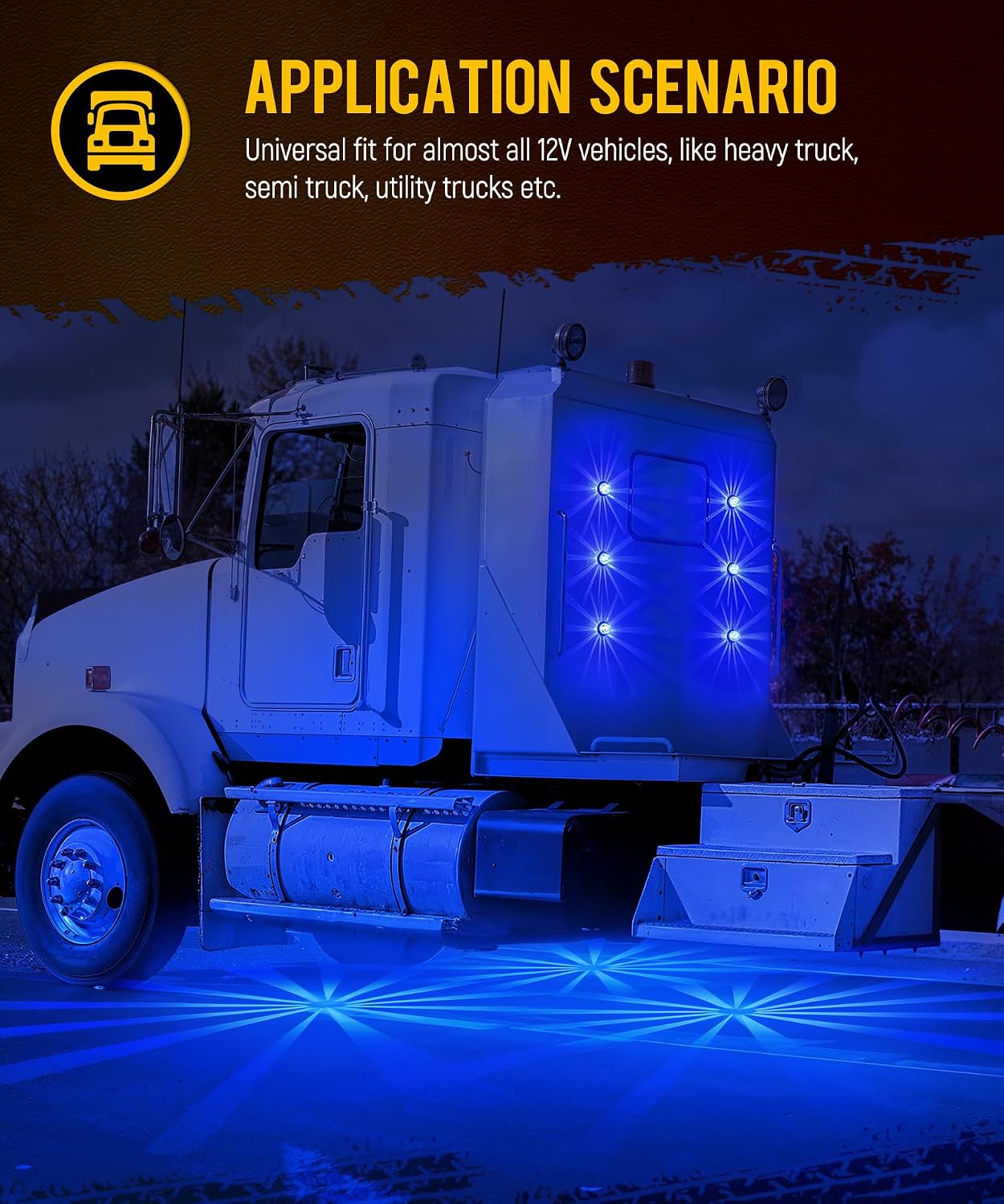 Thumbnail 6 de Watermelon LED Side Marker Lights, 2 Pack