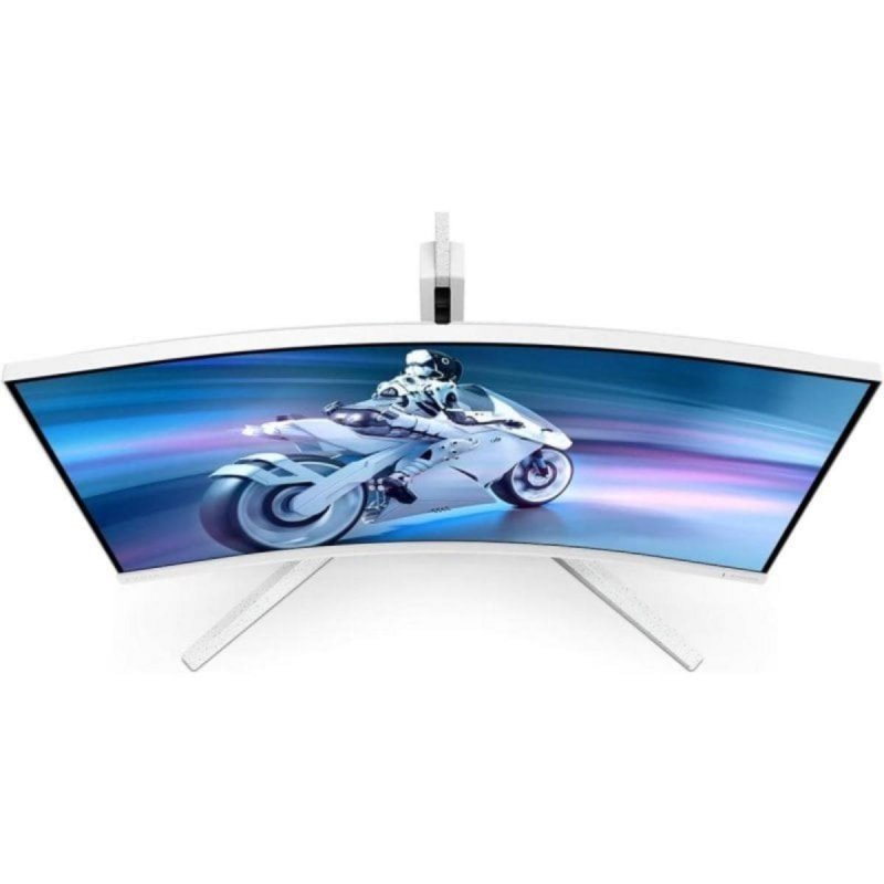 Detalle de Philips Evnia 32M2C5501/00: monitor gaming VA curvo 32" con 180 Hz, HDR10 y Ambiglow