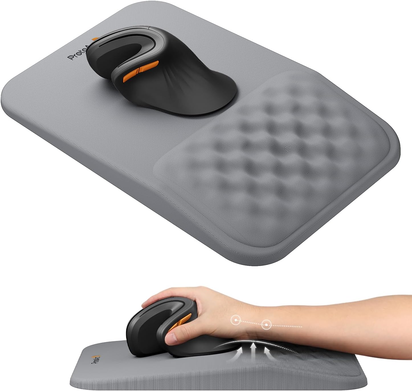 Thumbnail 6 de ProtoArc MP50 wrist support mouse pad 30×20×4 cm 📱