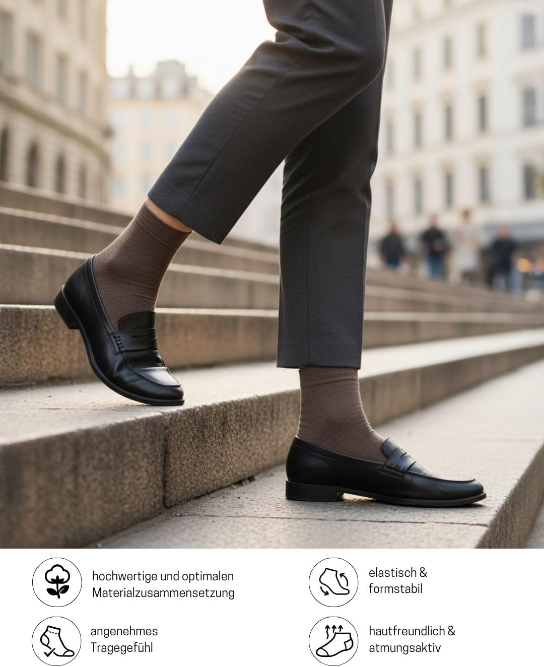 Detalle 2 de Business-Socken 10 Paar aus Baumwolle