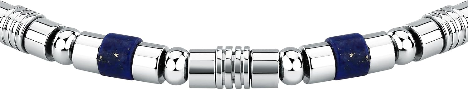 Thumbnail 1 de Morellato Bracciale Uomo in Acciaio, Lapislazzuli – Collezione PIETRE S1741