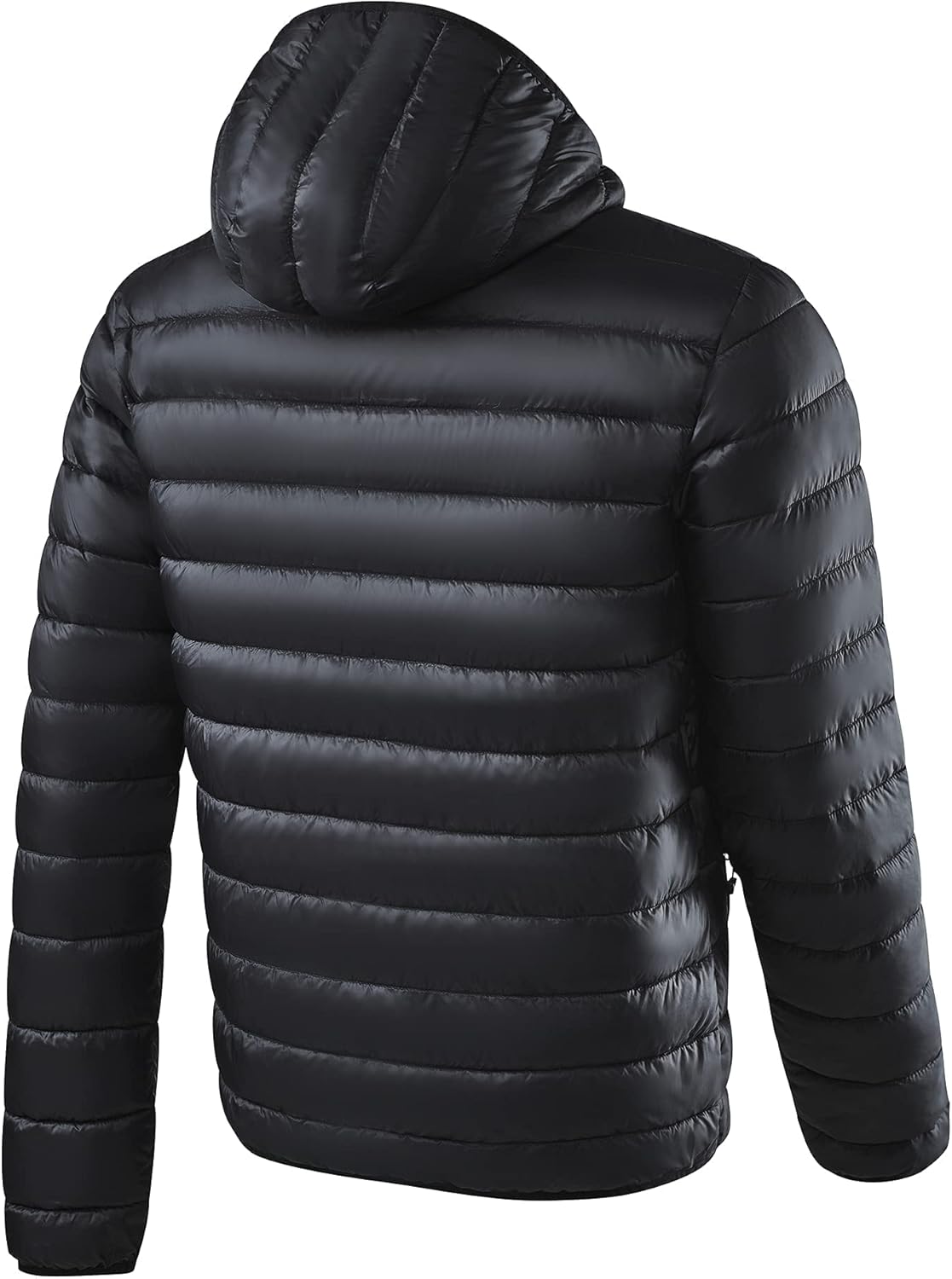 Thumbnail 6 de Black Crevice Giacca imbottita Uomo: Piumino leggero e antivento in nylon, con cappuccio