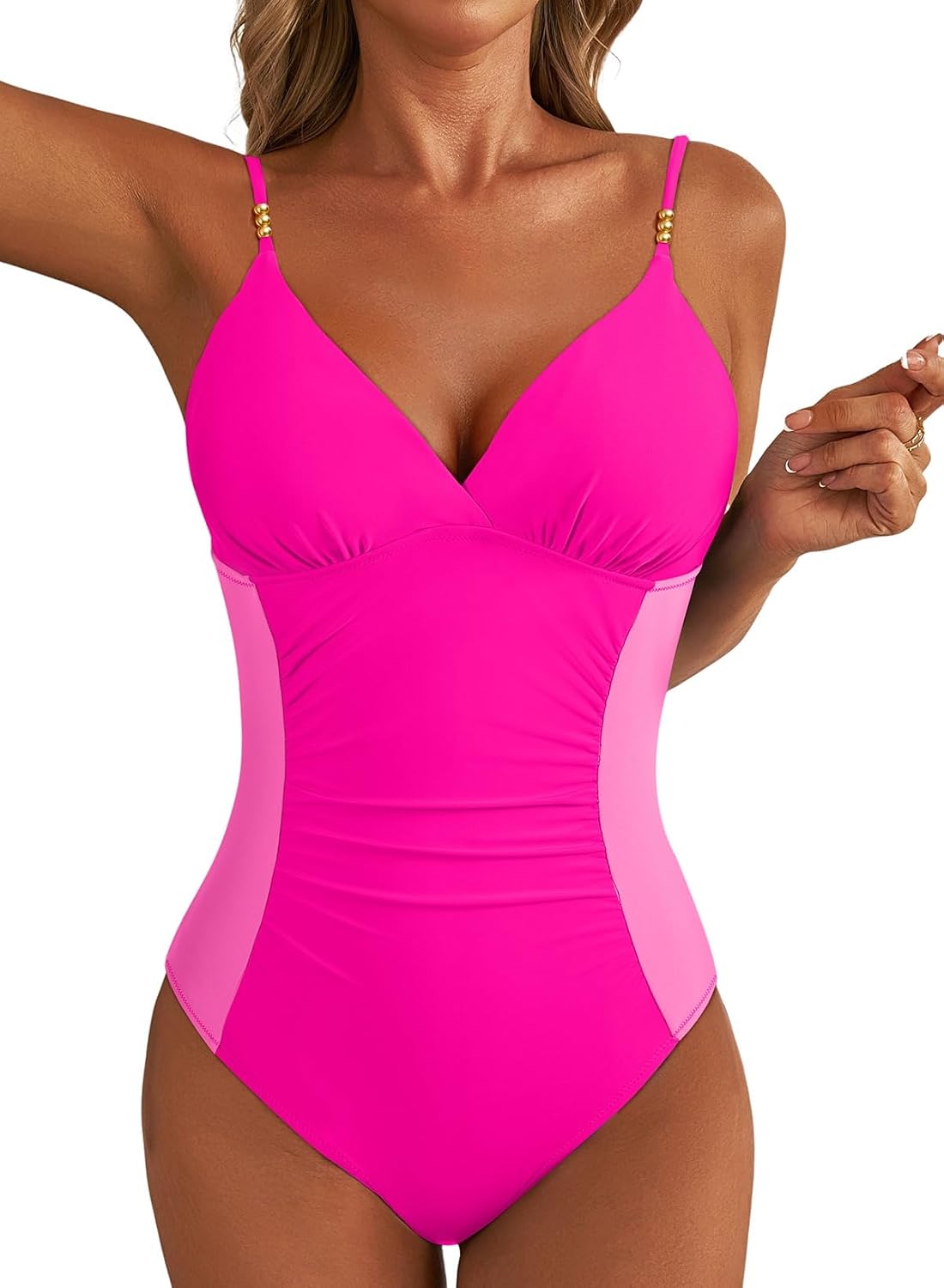 Thumbnail 6 de Aleumdr Metallic One-Piece Swimsuit