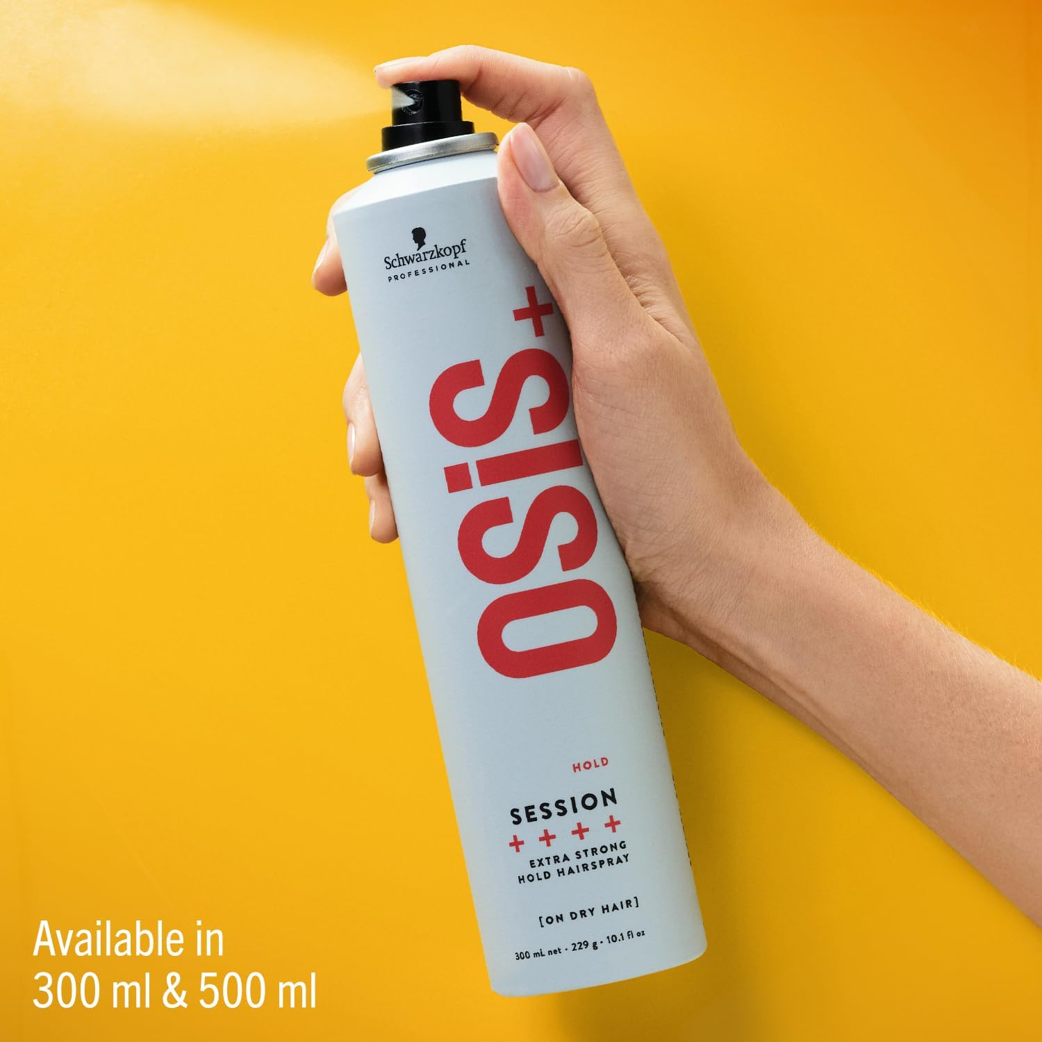 Thumbnail 1 de Schwarzkopf Professional OSiS Session Hairspray Long Lasting Wind Proof (Brushable Finish) 300 ml