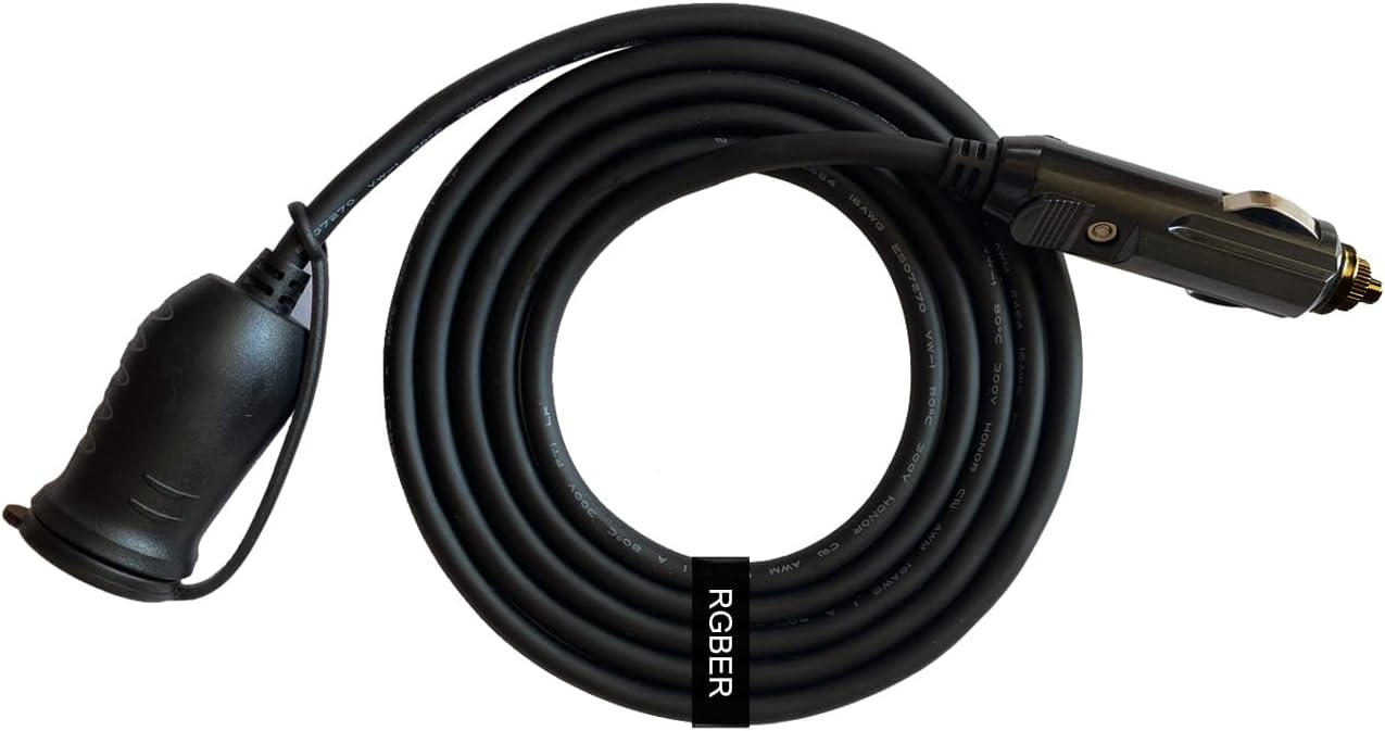 Thumbnail 6 de RGBer® 12V Zigarettenanzünder Verlängerungskabel mit Stecker – passend für Auto-Kühlbox und Kompressor