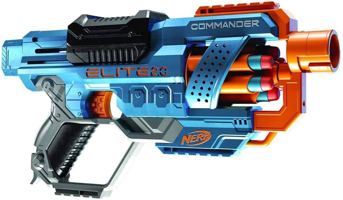 Detalle de NERF Elite 2.0 Commander RD-6 Blaster