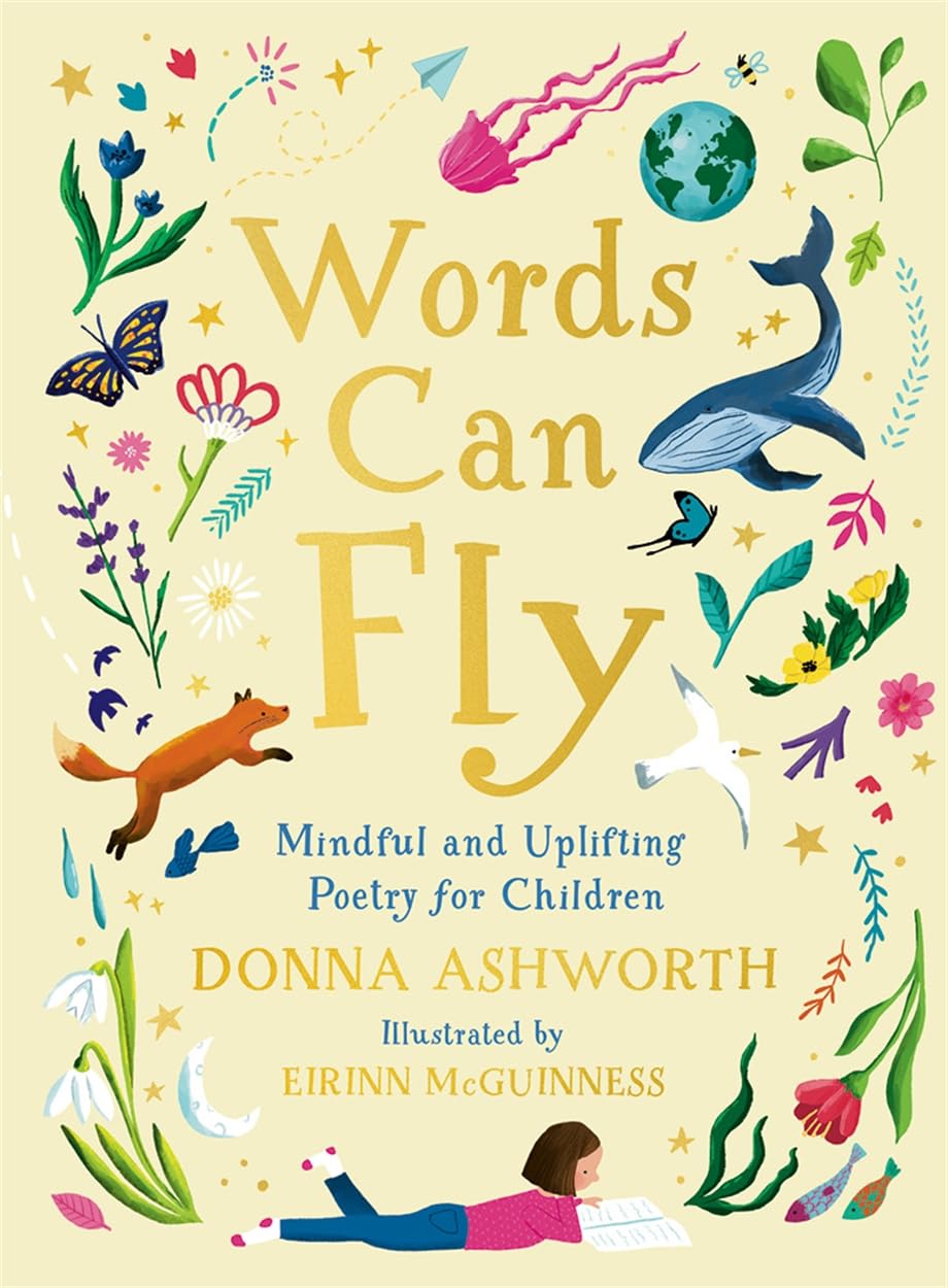 Detalle de Words Can Fly av Donna Ashworth – uppmuntrande dikter för barn 7–11 år