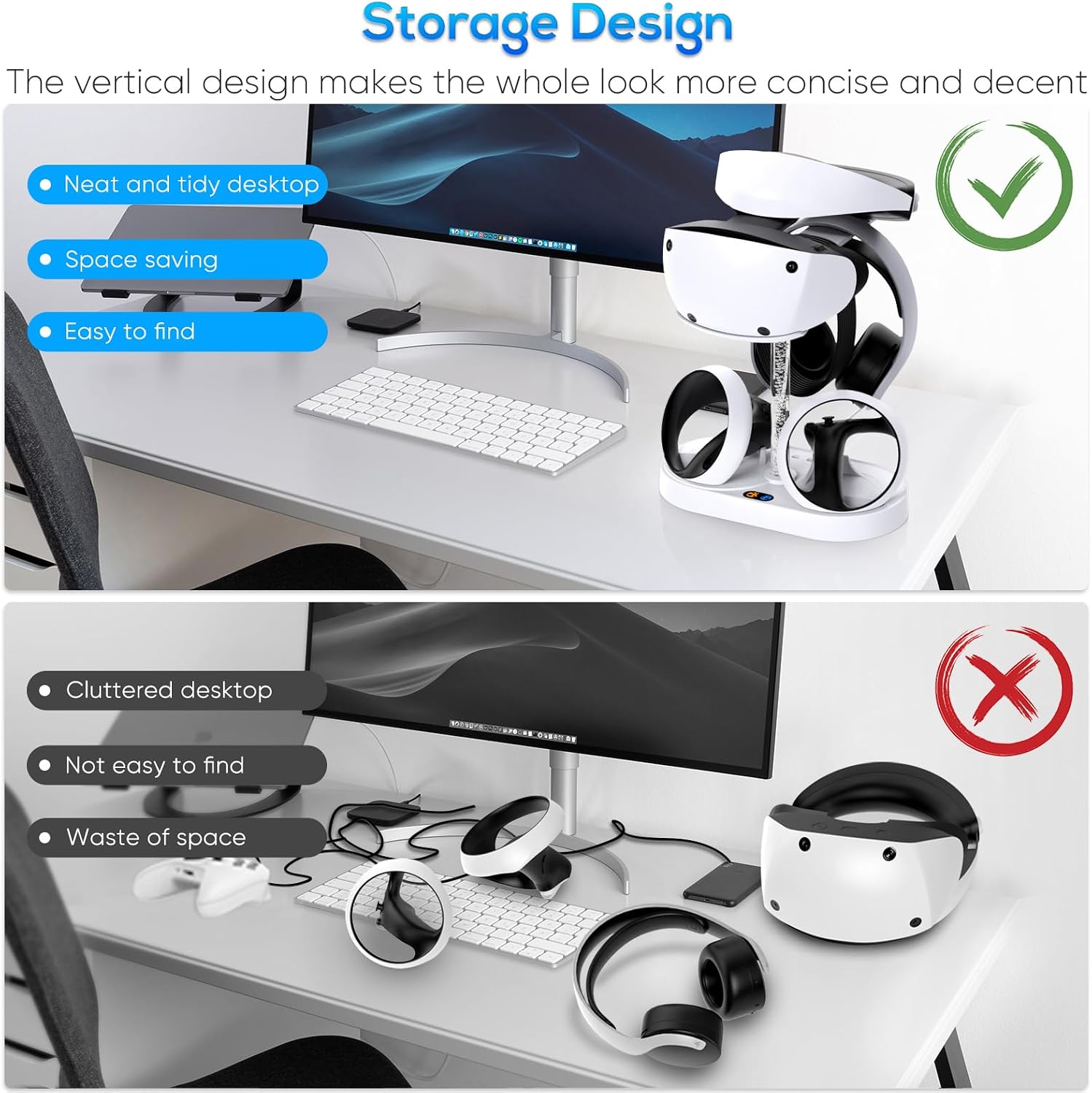Thumbnail 2 de FYOUNG PSVR2 Charging Dock with LED 1A