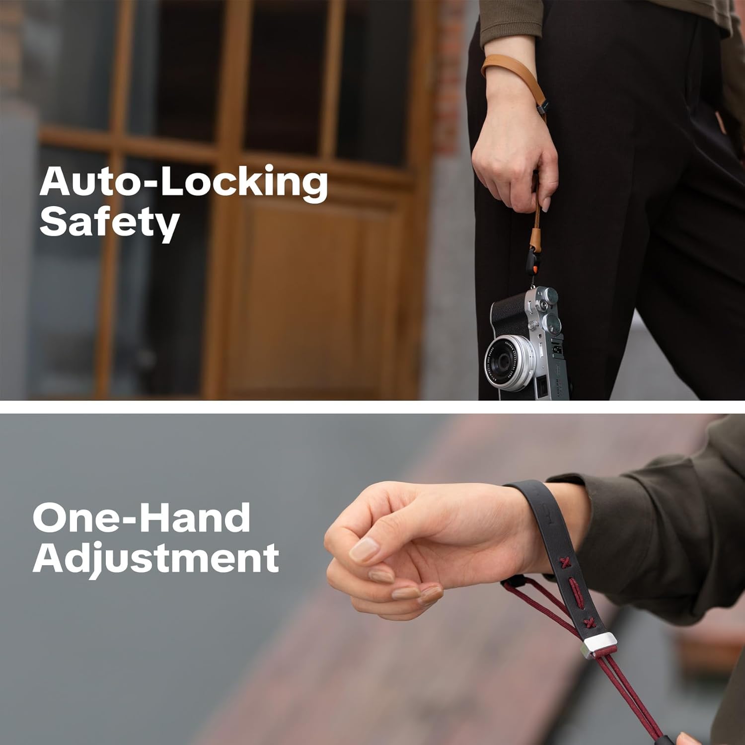 Thumbnail 4 de PGYTECH Cinturino per fotocamera Slim Vintage in pelle ECCO, con sgancio rapido e regolazione a una mano