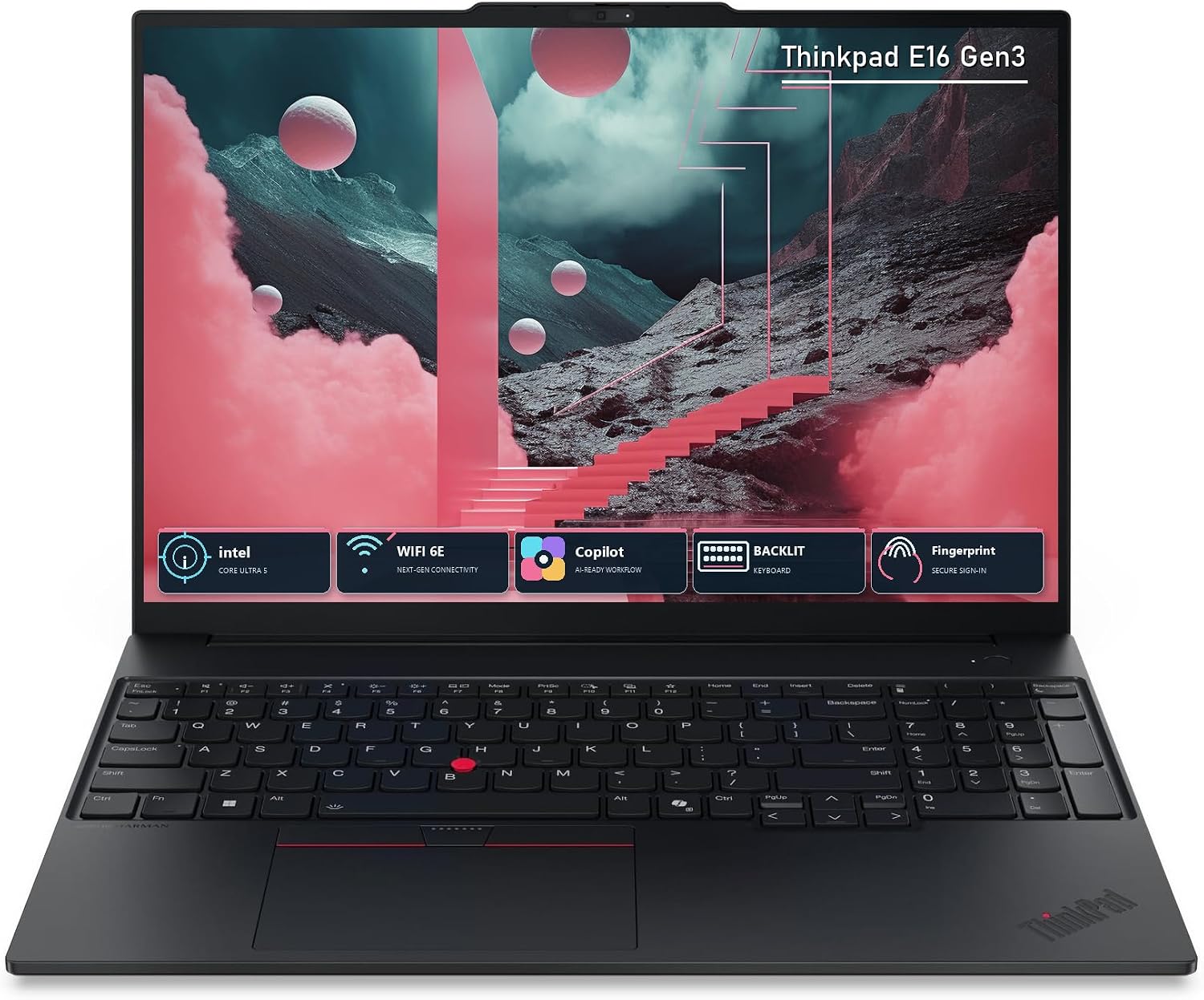 Detalle de Lenovo ThinkPad business laptop, 32GB RAM
