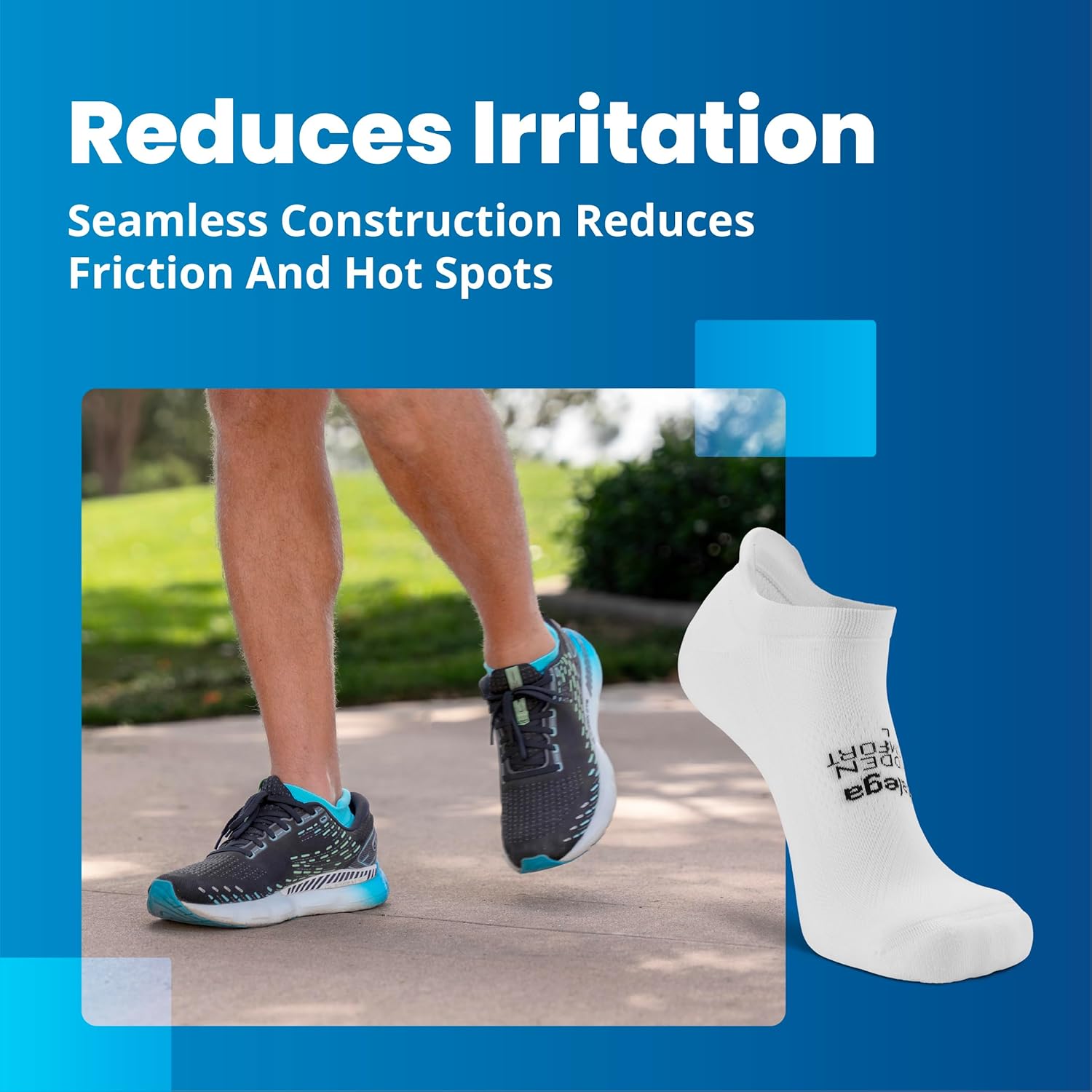 Thumbnail 4 de Balega Hidden Comfort No-Show Running Socks 3-pack