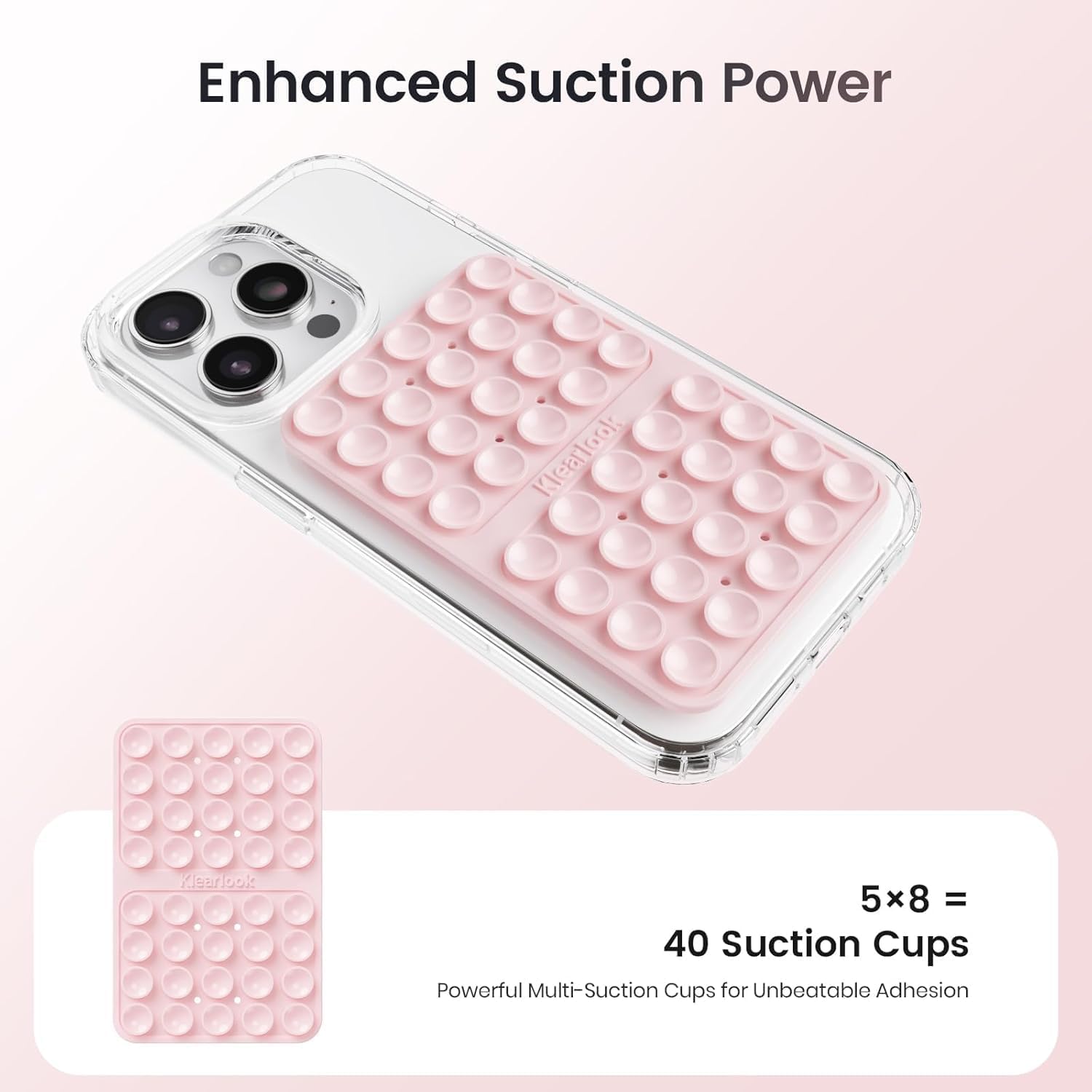 Thumbnail 2 de Klearlook Double-Sided Suction Cup Phone Mount 4-pack