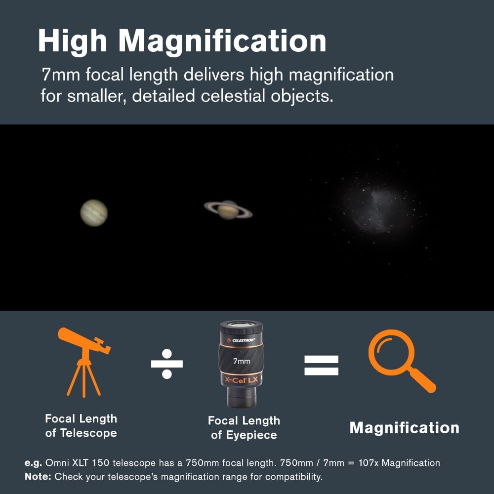 Thumbnail 3 de Celestron 93422 X‑Cel LX 7mm eyepiece 🔭