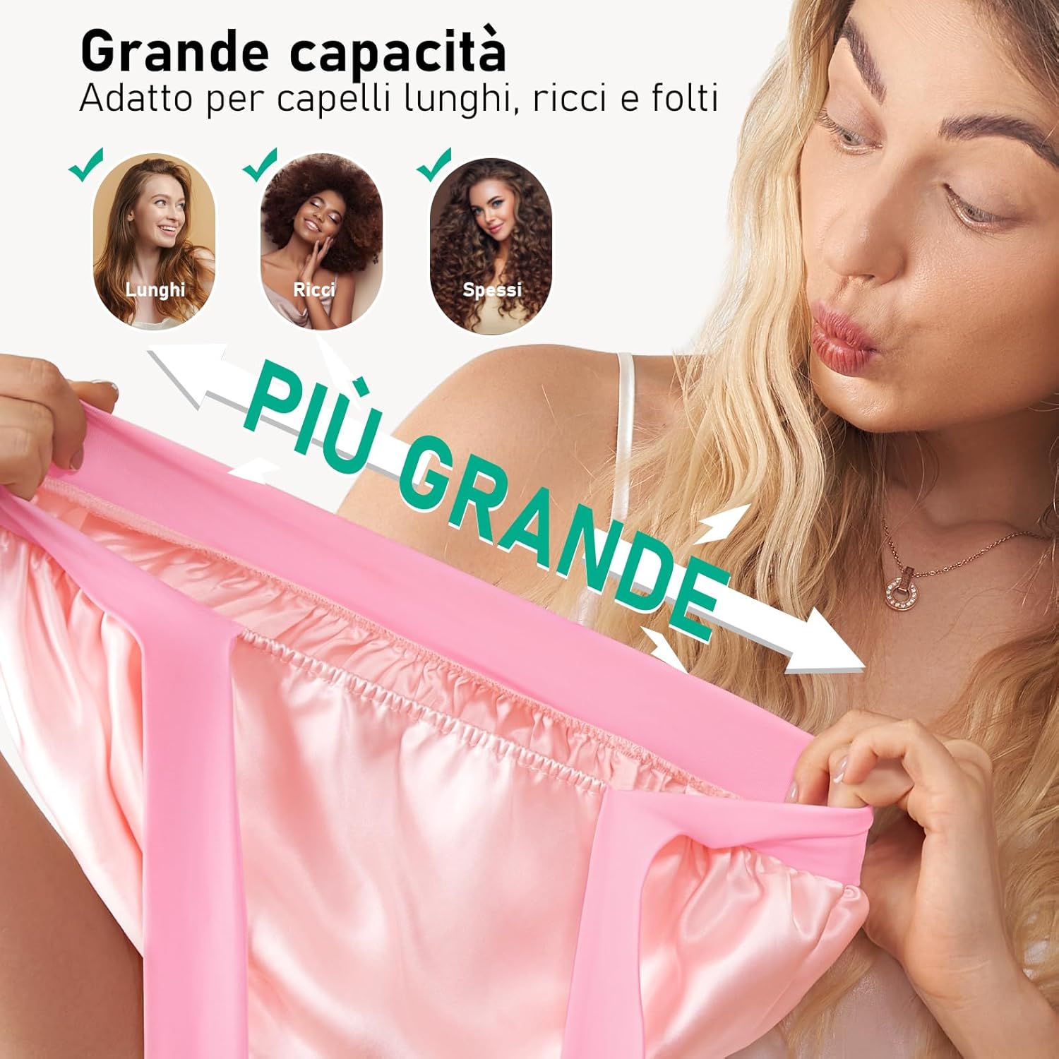 Thumbnail 4 de LitBear Cuffia Seta 22 Momme per Notte