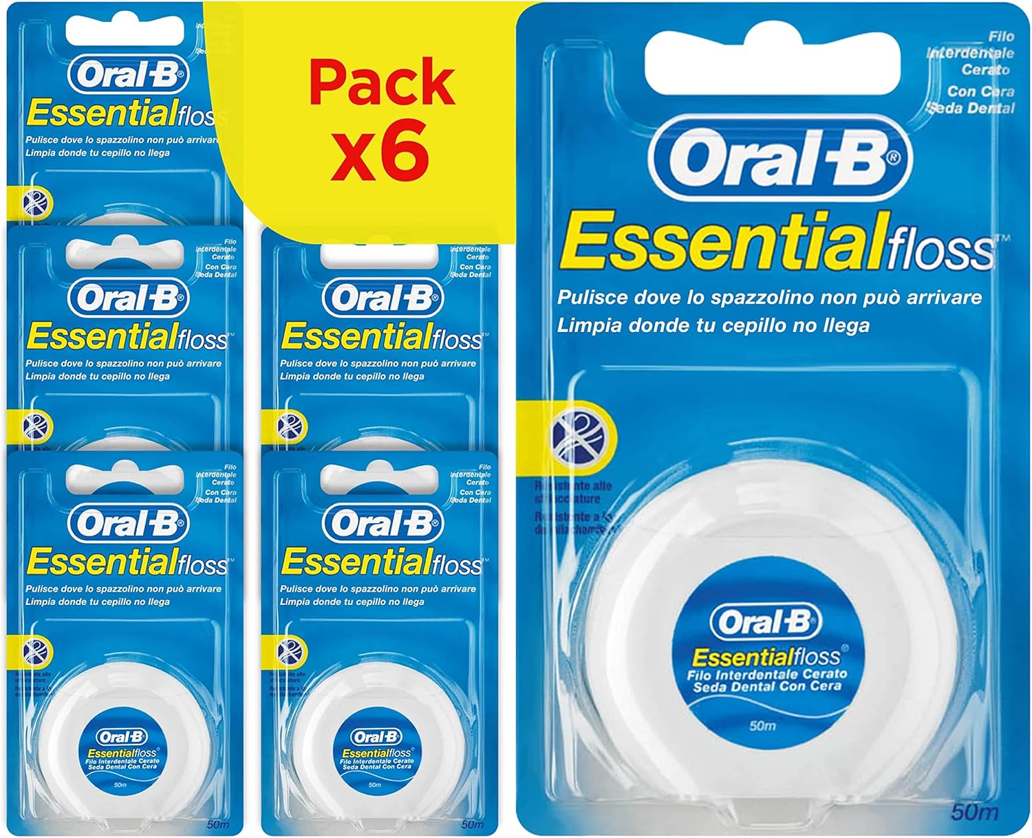 Detalle de Oral-B EssentialFloss filo interdentale 50 m
