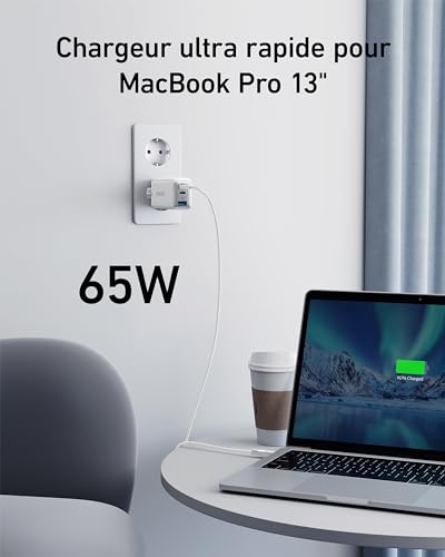 Detalle 2 de Anker Chargeur USB C Nano II 65W – Station 3 Ports
