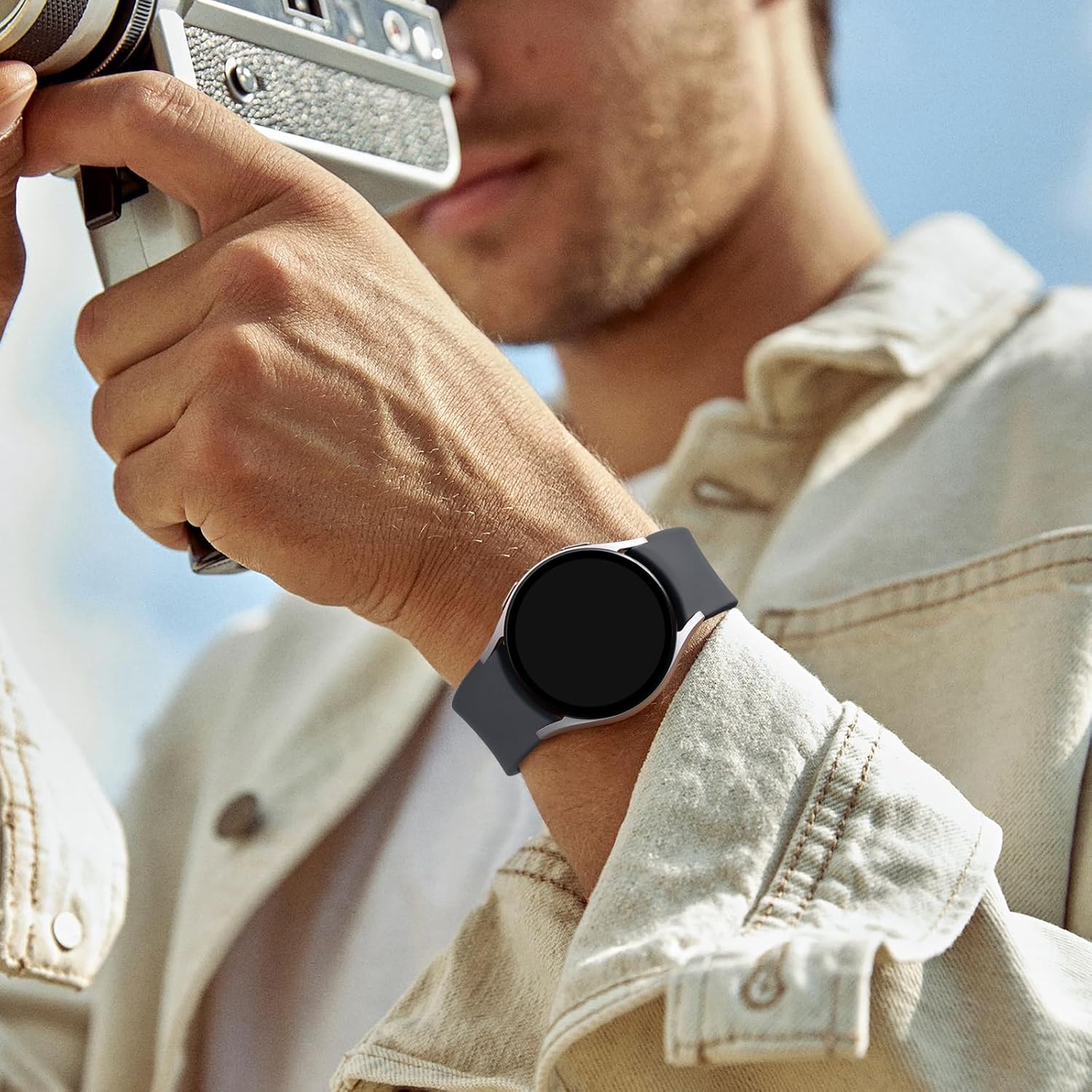 Thumbnail 2 de Mastten Galaxy Watch Strap 40mm 44mm Silicone