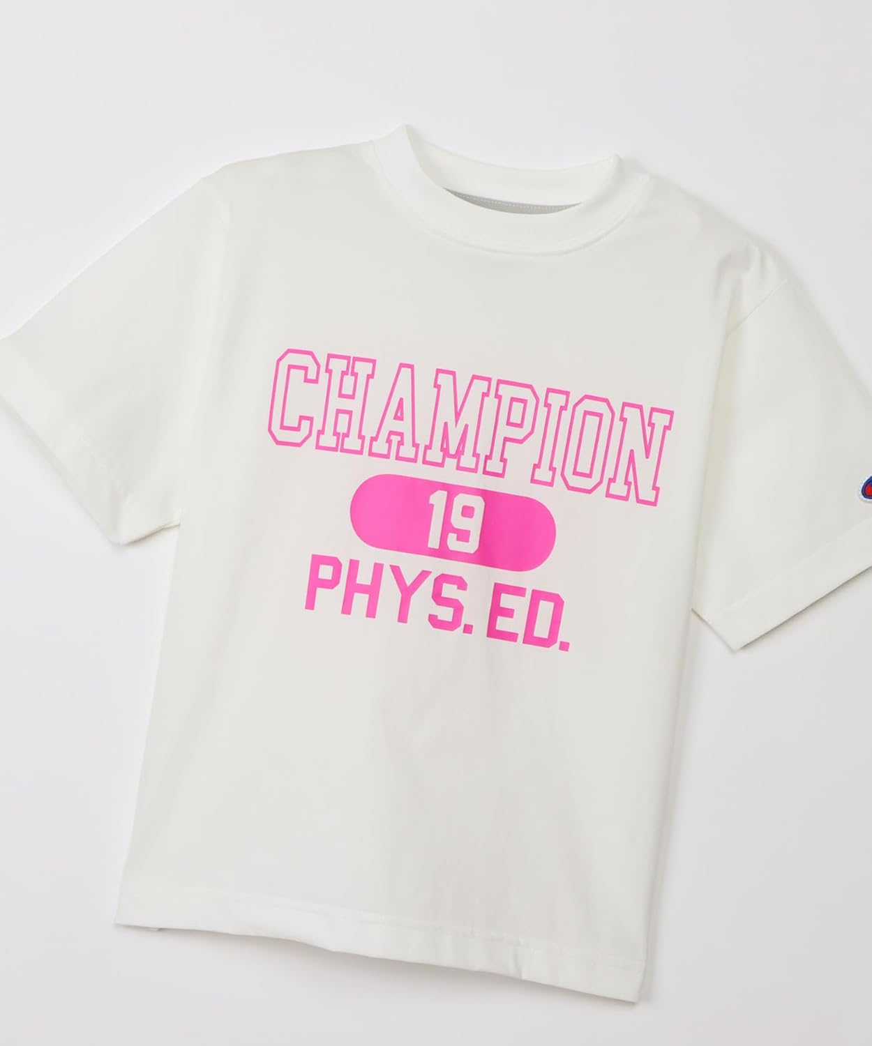 Detalle 1 de Champion CK-D313 キッズ半袖Tシャツ リラックスフィット・速乾・UVカット・耐塩素