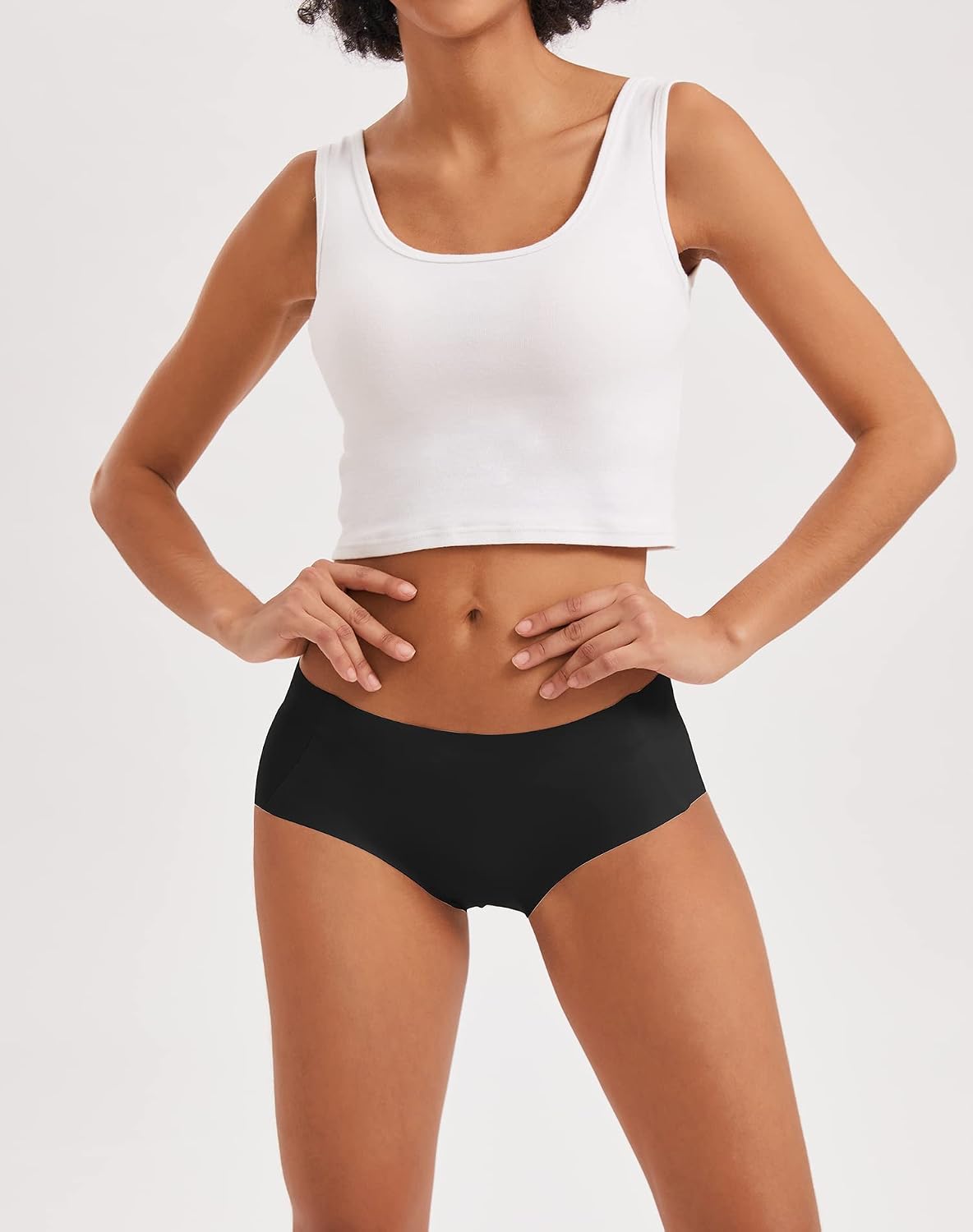 Detalle 2 de INNERSY Nahtlose Damen-Slips aus Polyamid im 3er Pack – Seamless Invisible Unterwäsche