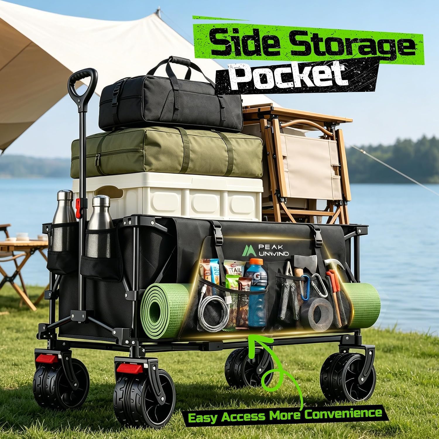 Detalle 2 de Collapsible Beach Wagon, 400L