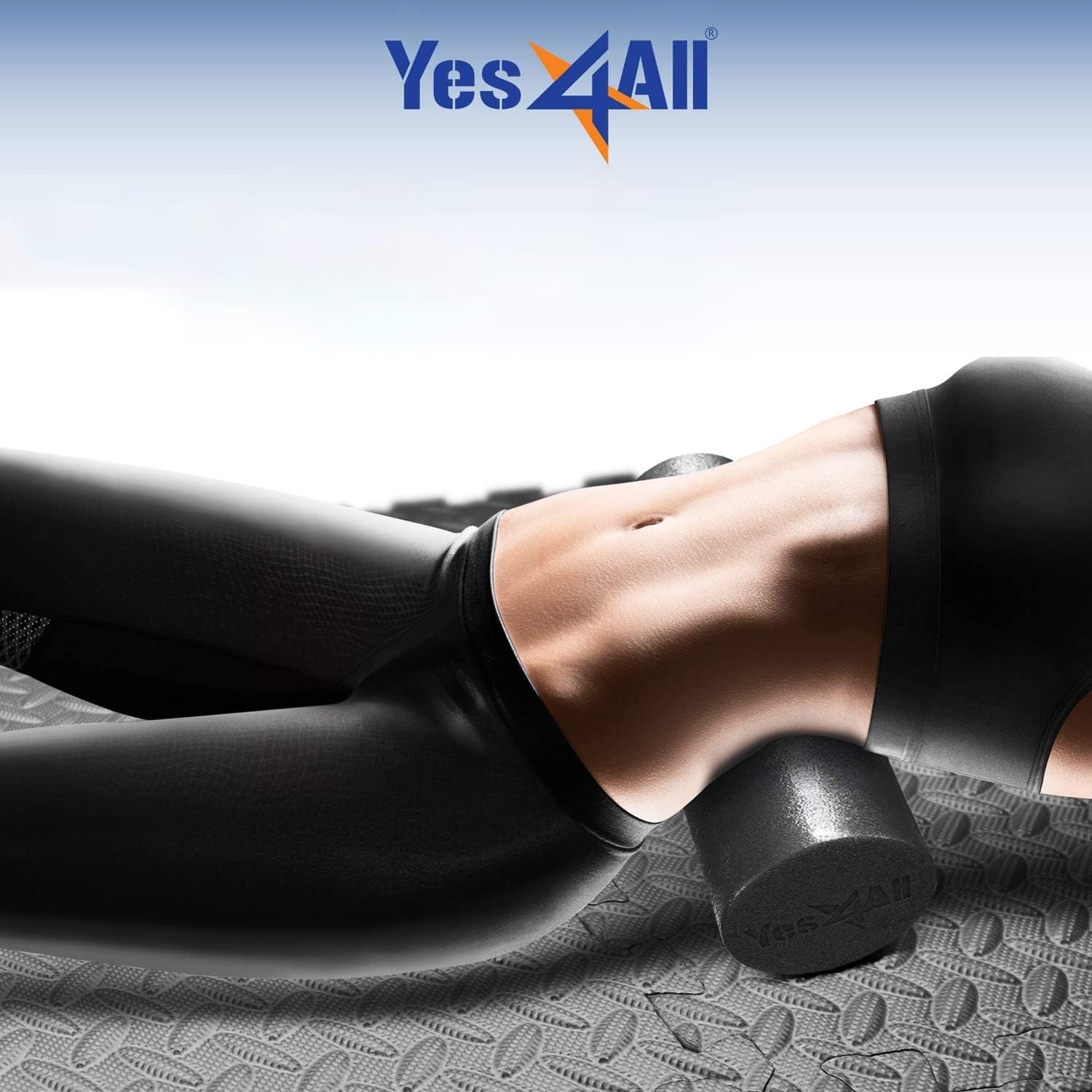 Thumbnail 6 de Yes4All ミディアムファーム PEフォームローラー 45.7cm パープル