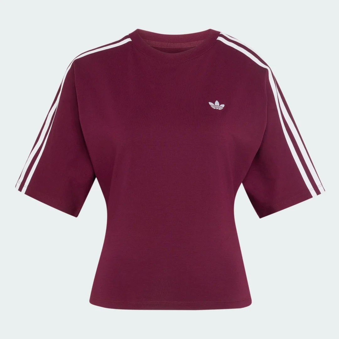 Detalle 2 de ADILENIUM 5.0 SLIM T‑Shirt de Adidas en Burgundy