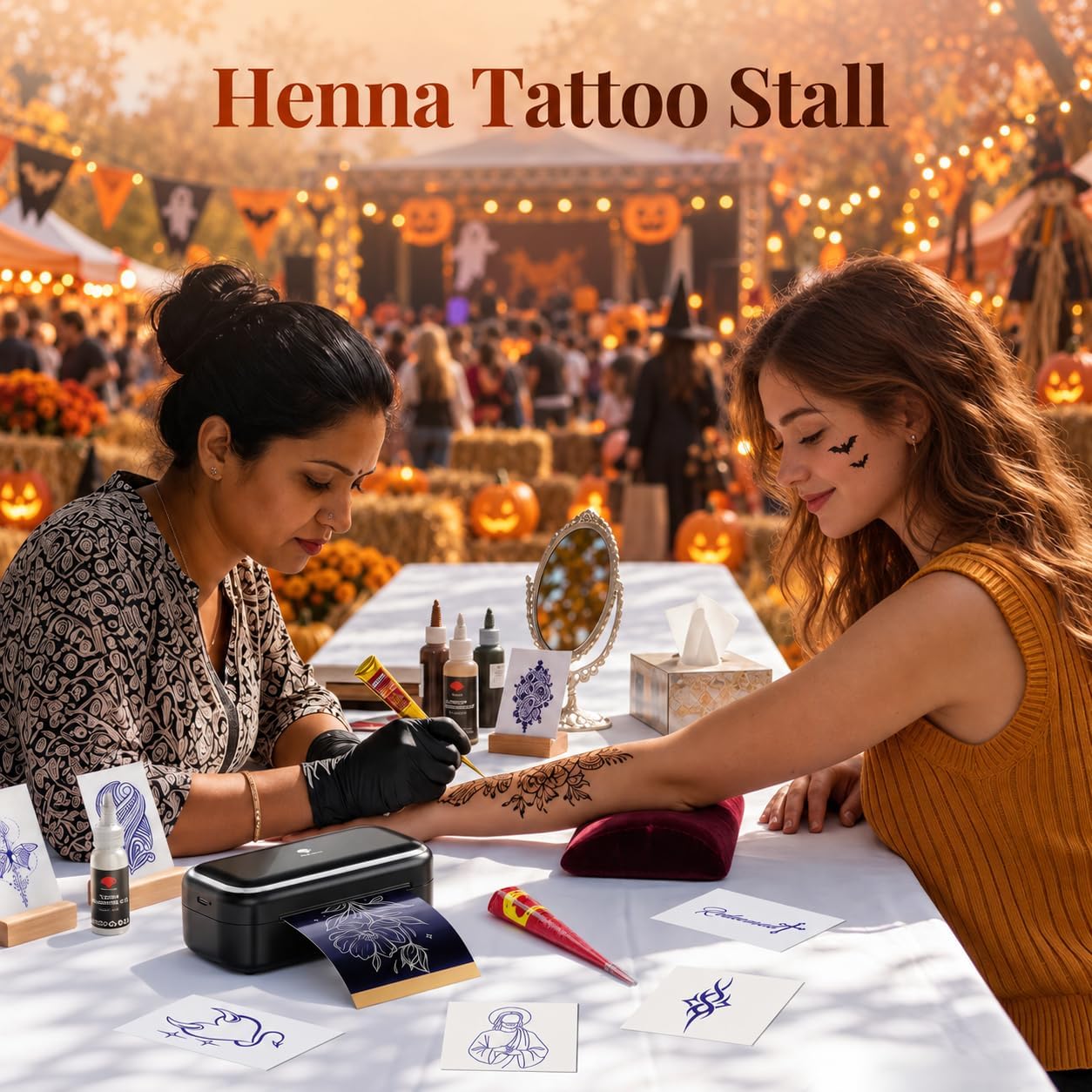Detalle de Phomemo Henna Tattoo Kit TP31