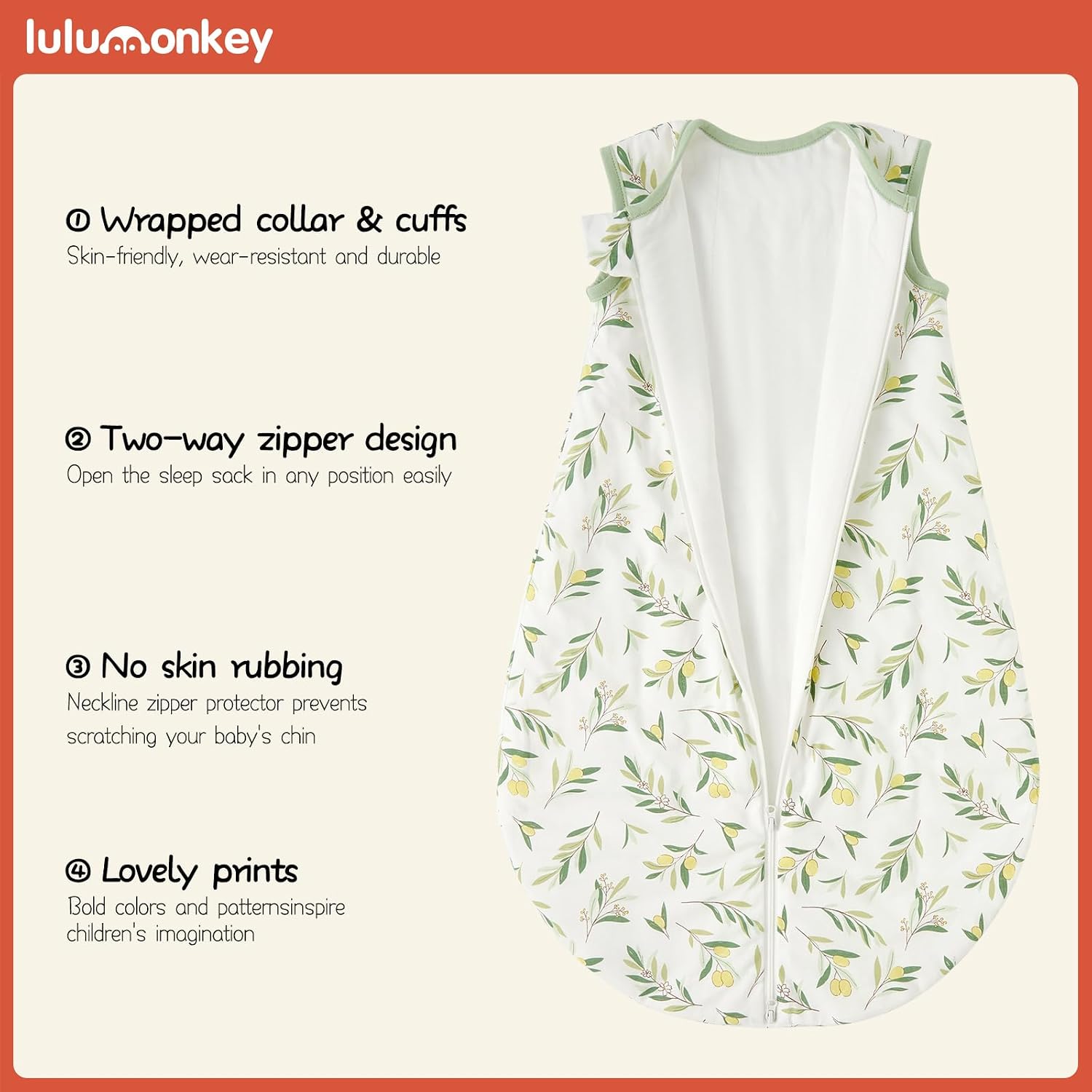 Thumbnail 1 de 1.5 Tog cotton baby sleeping bag, 18-36 months