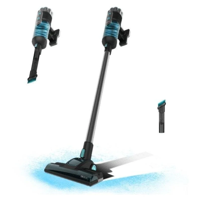 Detalle de Cecotec Conga 700 PowerHead: Aspirador escoba con filtro HEPA y motor de 615 W
