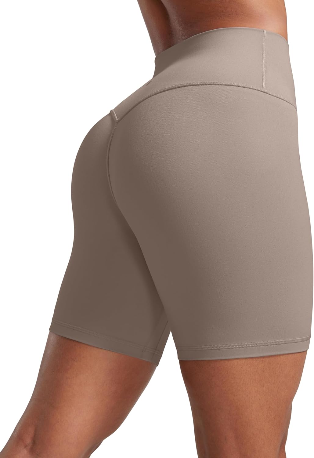 Detalle 2 de Pantaloncini yoga CRZ YOGA Donna Butterlift con sollevamento del sedere, vita alta senza cucitura frontale