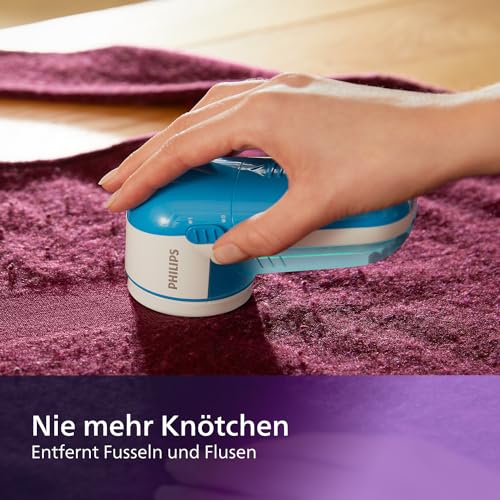 Detalle de PHILIPS Fusselrasierer Blau – 2 Höheneinstellungen