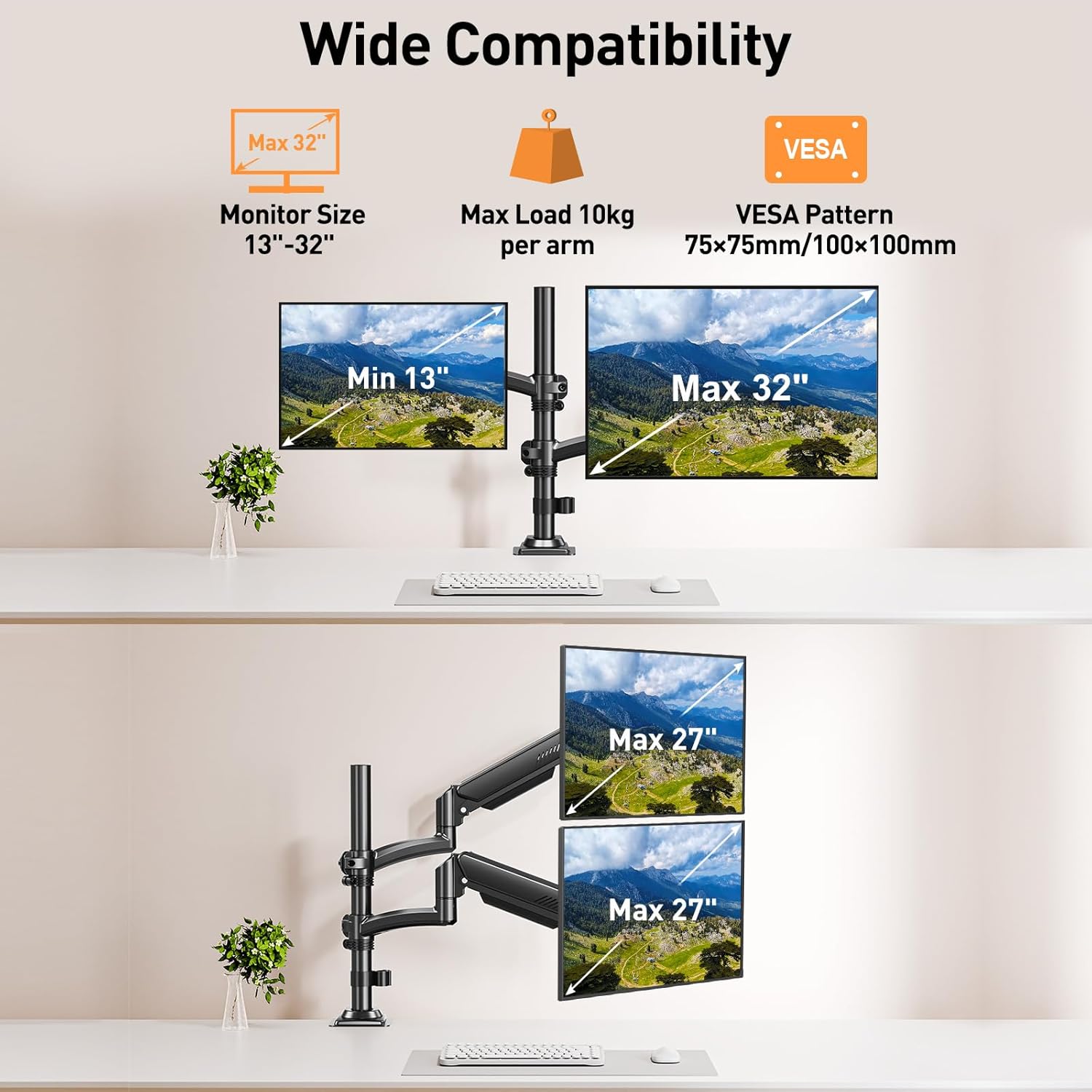 Thumbnail 1 de ELIVED Supporto per monitor EV6034B-DE