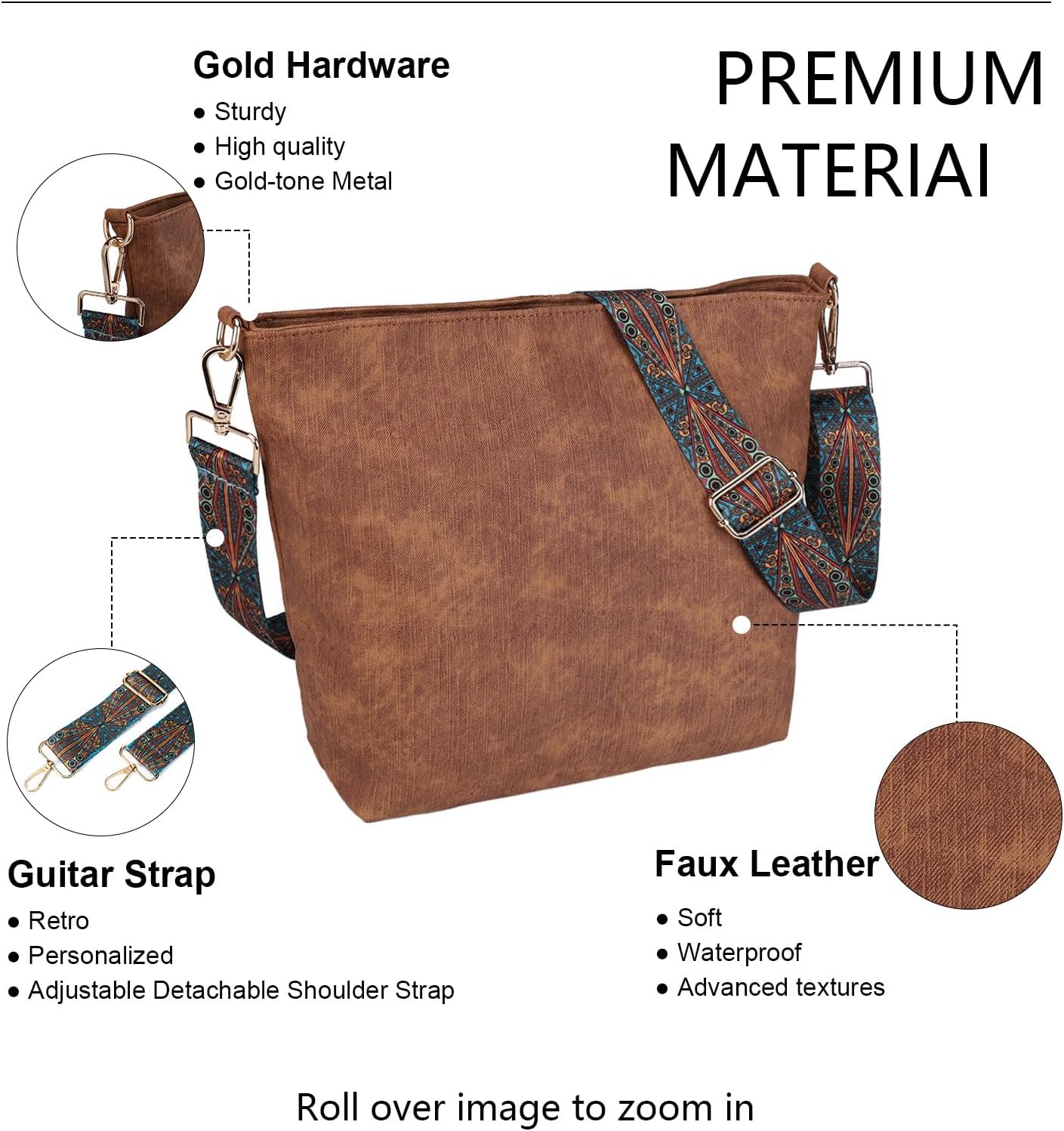 Thumbnail 3 de Gladdon hobo crossbody bag 8.5 L