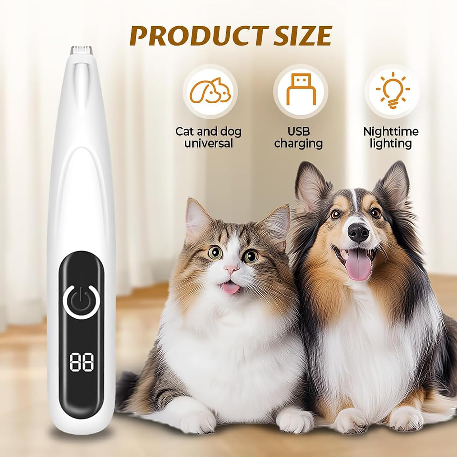 Thumbnail 6 de Paw Trim Pro Pfotentrimmer für Hunde – leiser, wasserfester Scherkopf-Trimmer für Pfoten, Augen, Ohren & Gesicht